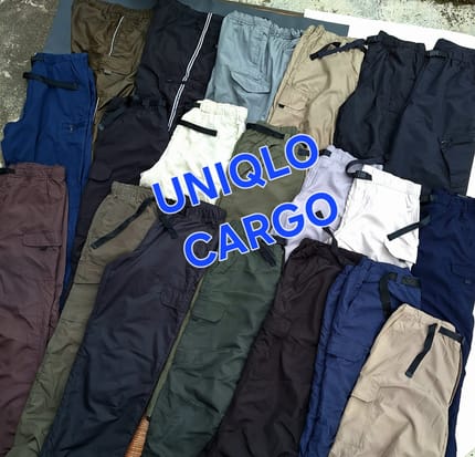 UNIQLO Cargo Utility Pants Celana Kargo Geared Nylon Origina