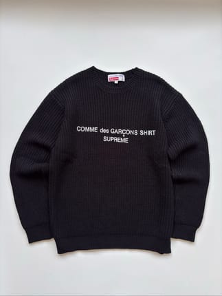 Supreme x Comme Des Garçons Knit Sweater