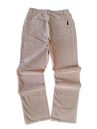 Vintage AMI Beige Corduroy Pants Straight Cut