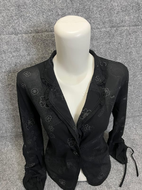 PL Outer Blazer Wanita - Women's blazer-style outer-black 1, foto 5