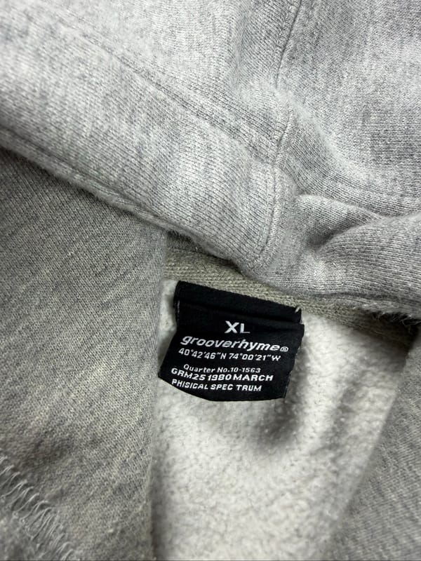 Grooverhyme Hoodie Grey, foto 5