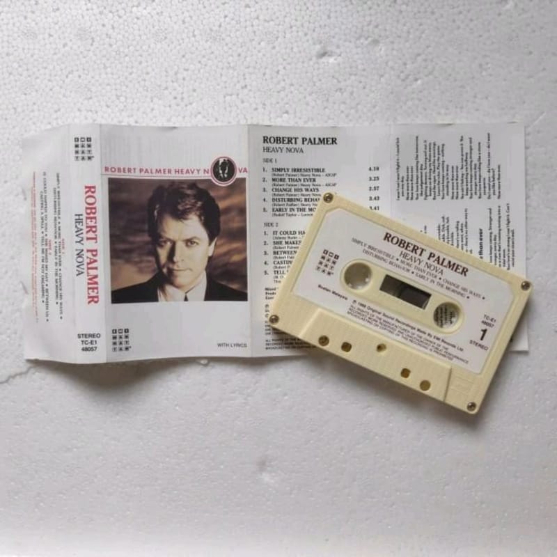 Kaset pita ROBERT PALMER heavy nova, foto 2