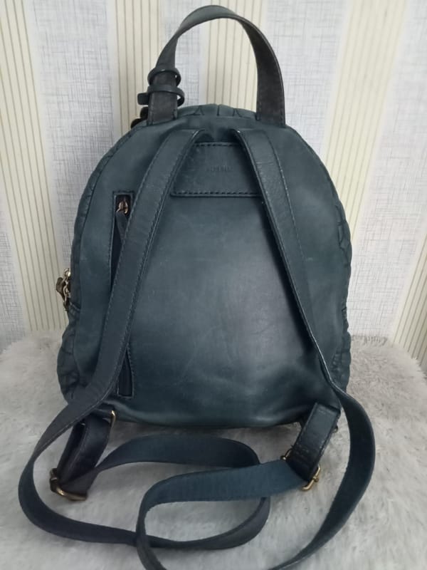 Tas ransel kulit Fossil lengkap key, foto 3