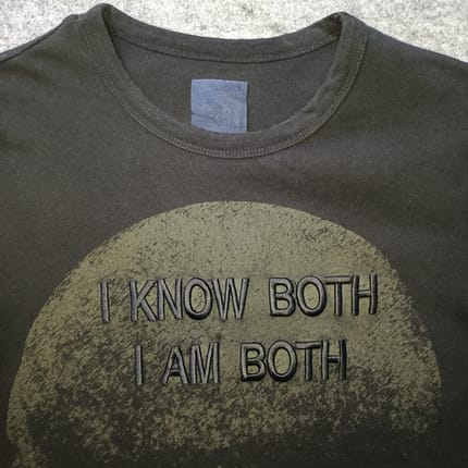Juun.J Black I Know Both I Am Both TShirt