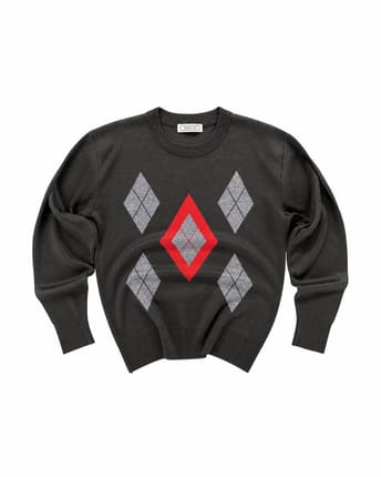 NOVA Vintage Argyle Knit Sweater