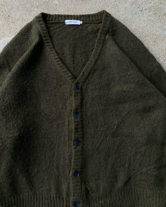 CARDIGAN BLANK OLIVE GREEN, foto 5