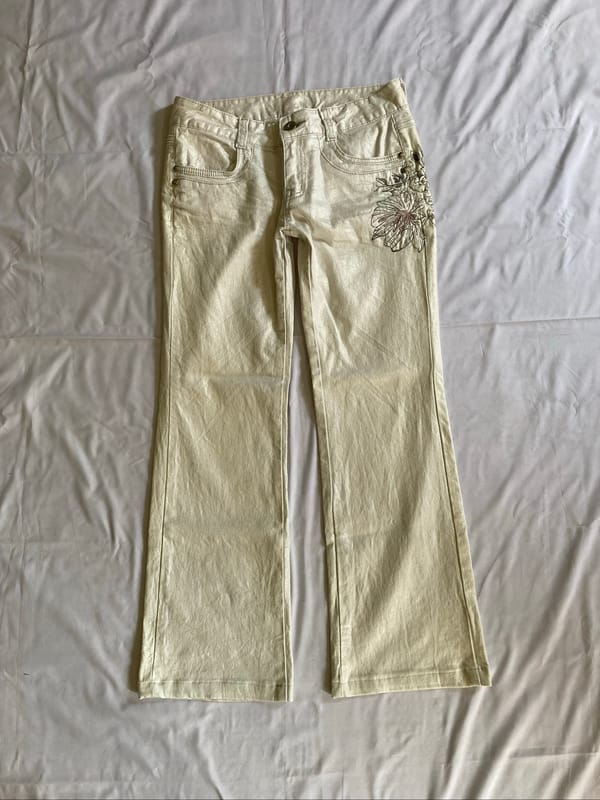 low rise boot cut jeans, foto 2