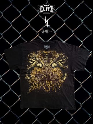 🤘Y2K MMA Elite Grunge Graphic Tee