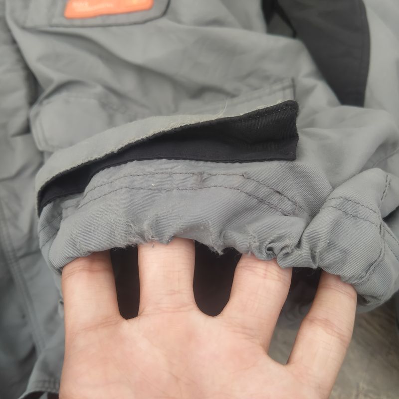 Gorpcore Casual Fleece Pria black gray, foto 8