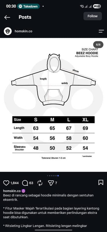 Homskin.co Beez Hoodie, foto 6