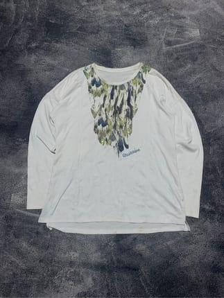 Kaos y2k kalung bulu chateline