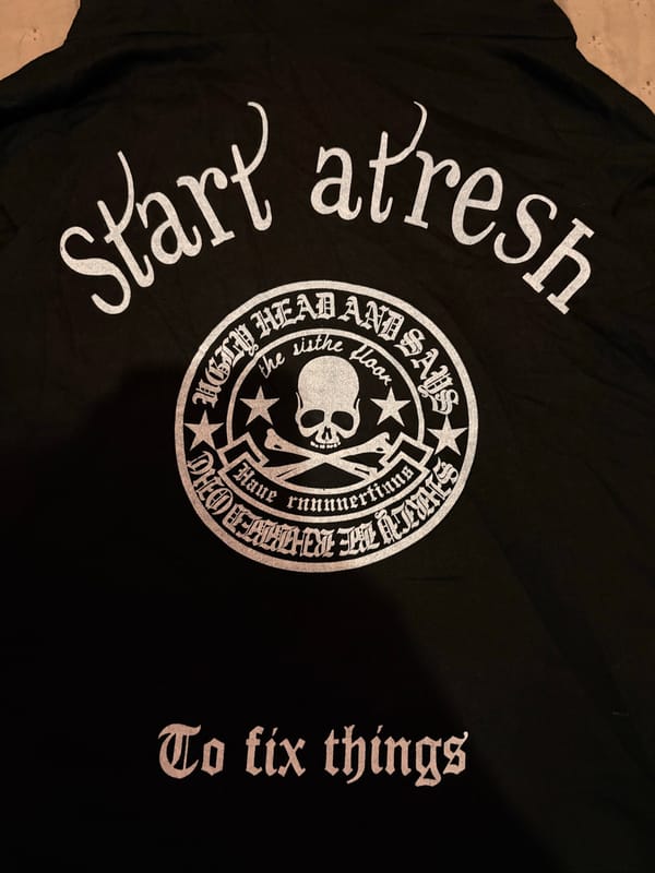 M.K.R 2000s Skull Zip-Up Hoodie, foto 2