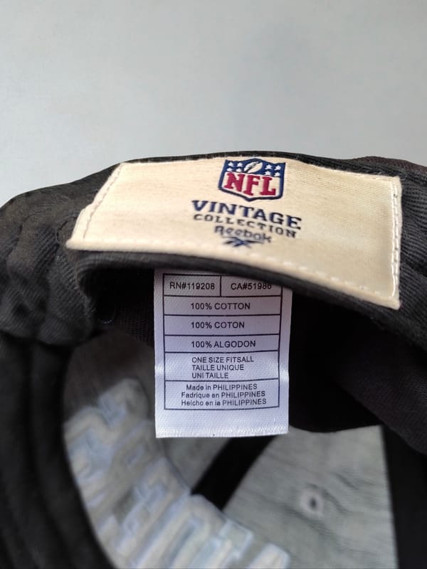 Vintage Raiders NFL Spellout Caps, foto 4