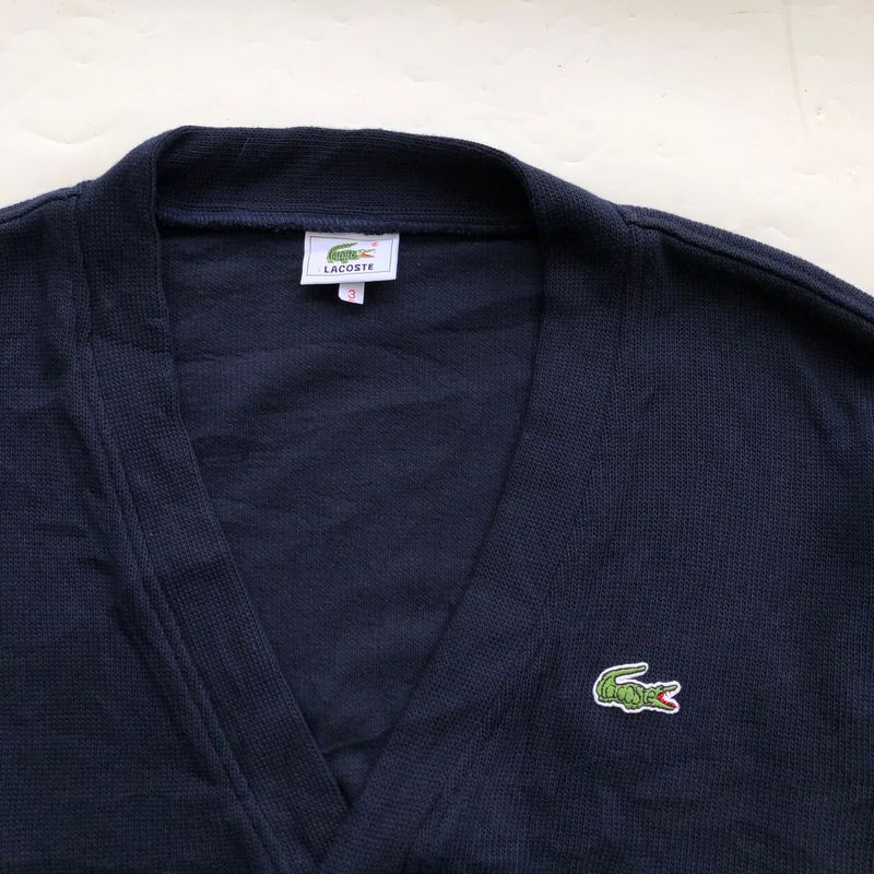 Lacoste Casual Cardigan Pria navy, foto 5