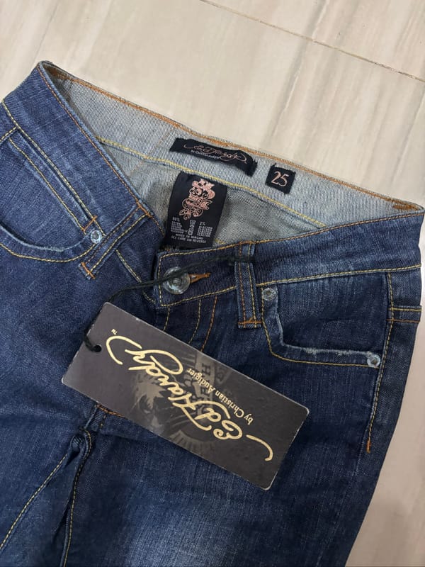 Boot Cut Ed Hardy Jeans (deadstock condition), foto 3