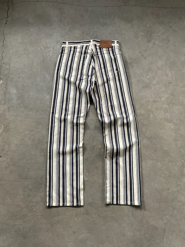 Authentic Burberry Black Label Stiped Casual Pants, foto 7