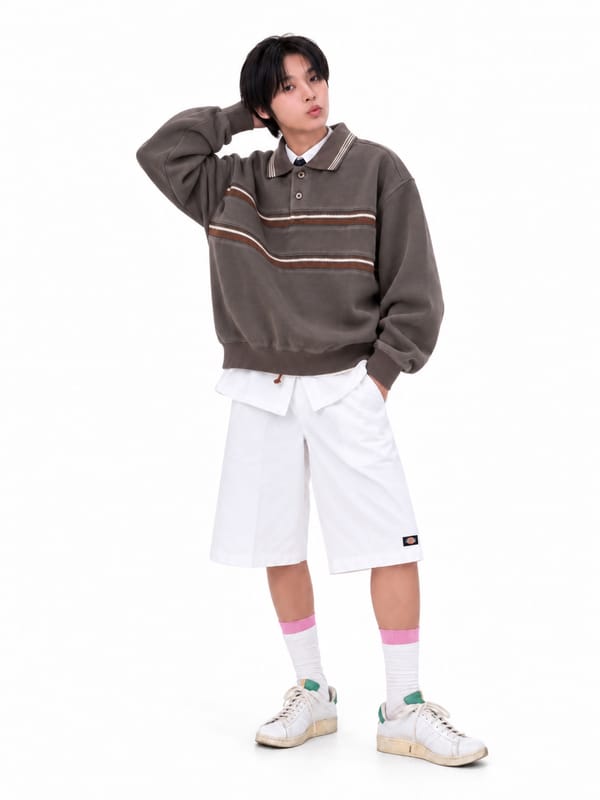 knitwear half button ZA2, foto 2