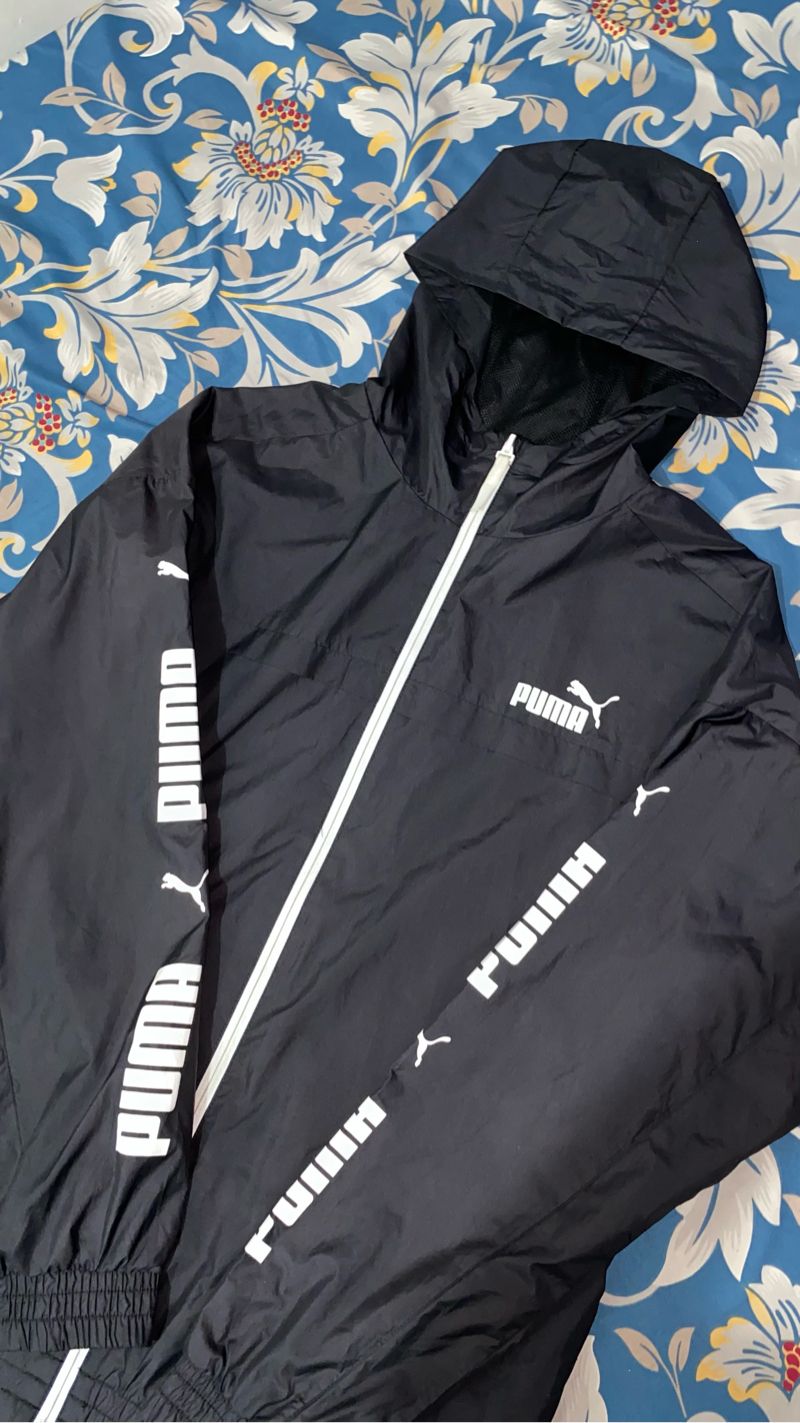 Puma Gorpcore Windbreaker Pria white black, foto 2