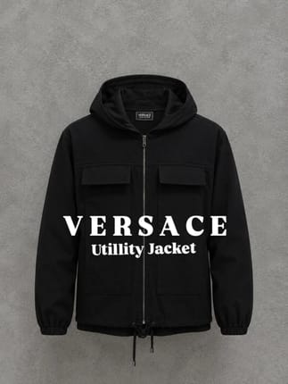 JAKET VERSACE JEANS COUTURE LUXURY MODEL UTILLITY POCKET