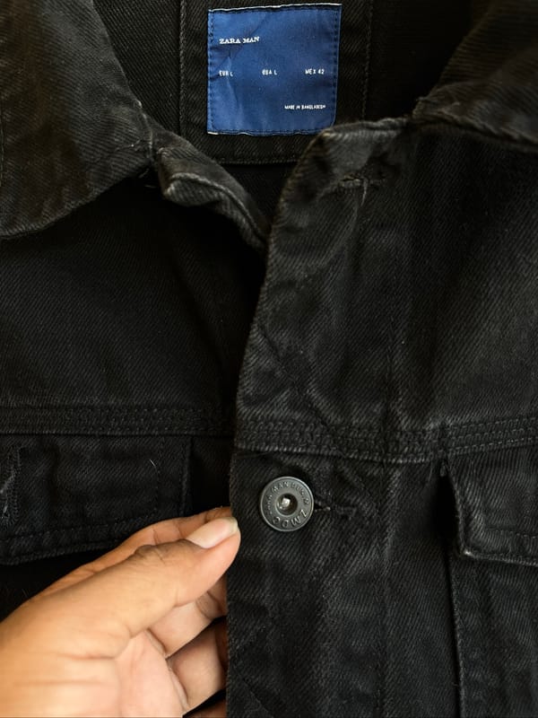 Zara jeans hitam, foto 5