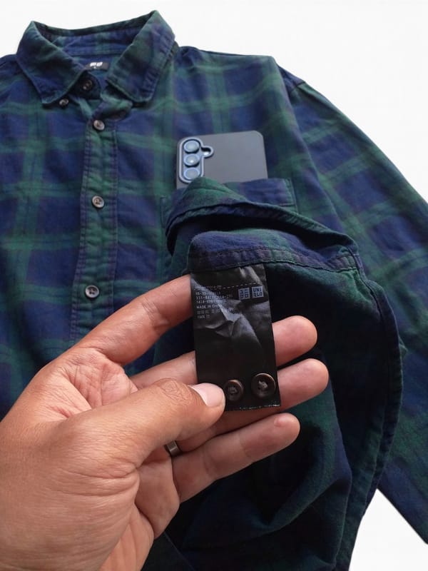 Uniqlo flannel shirt, foto 6