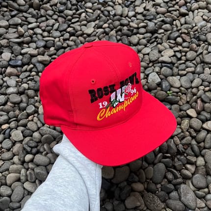 Vintage Rose Bowl Wisconsin 1994 Champions Snapback Hat