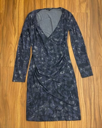 Mini midi dress camo purple grey bodycon dress