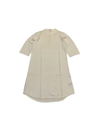 Stussy Mock Neck Half-Zip Mini Dress
