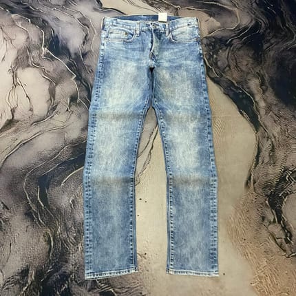 H&M Slimfit Buttonfly Blue Wash Jeans