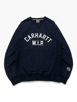 Crewneck Carhartt WIP USS SCRIPT Navy