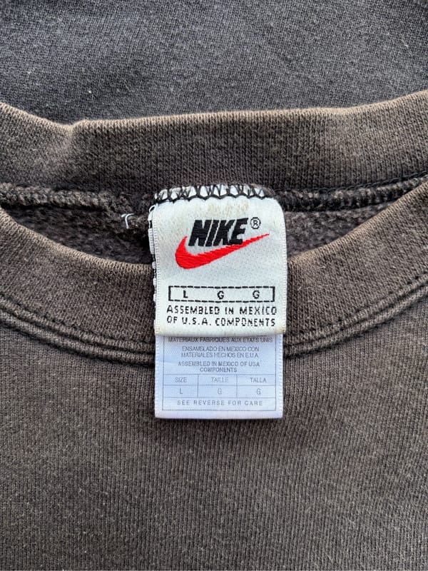 1990s Nike Sweatshirt Black, foto 5