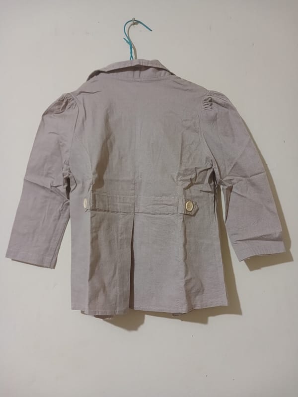 Outer blazer coklat, foto 2