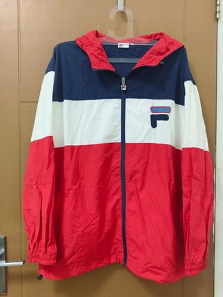 Jaket Tracktop Fila Colorblock Original XL fit XXL