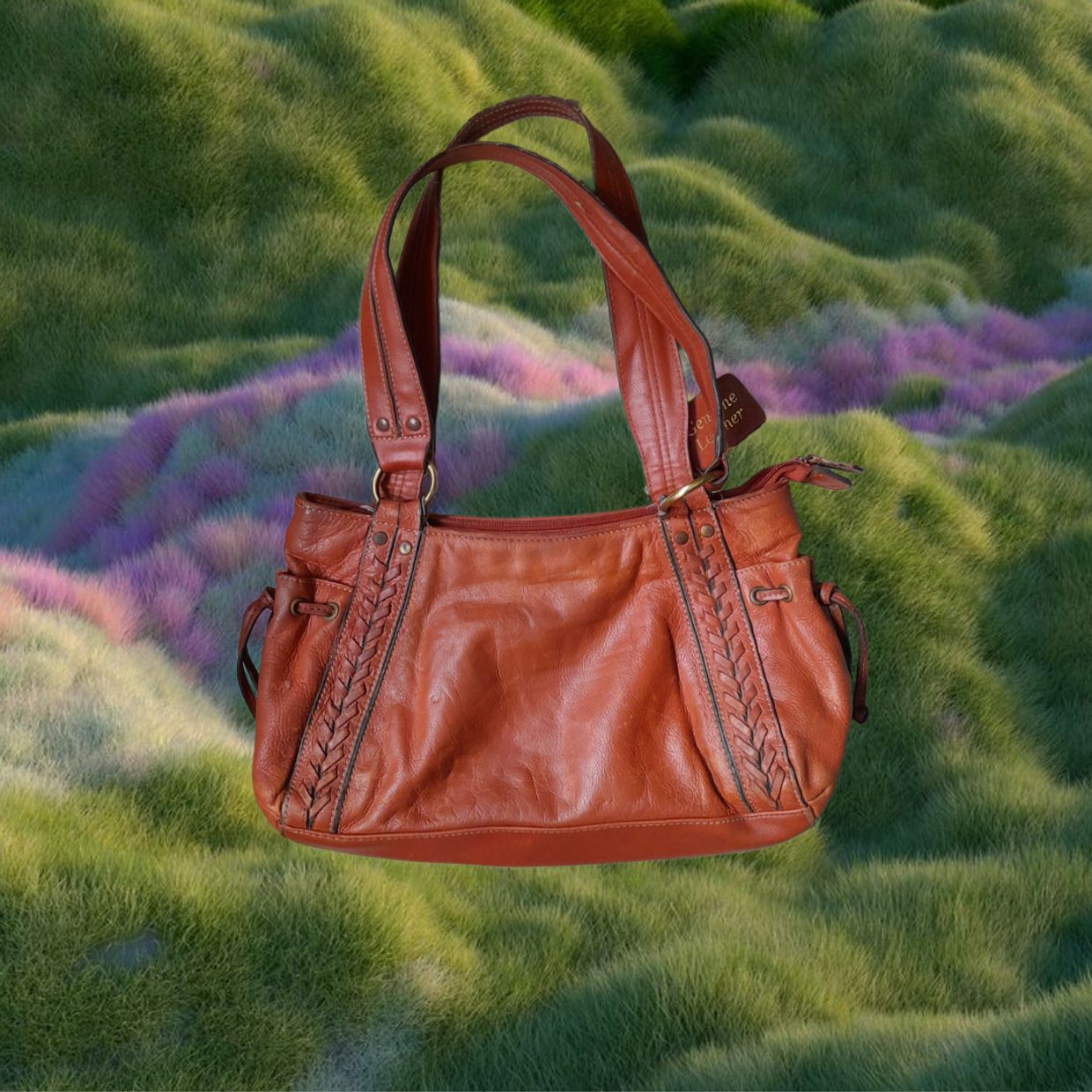 Vintage Y2K Bags & purse Wanita brown orange