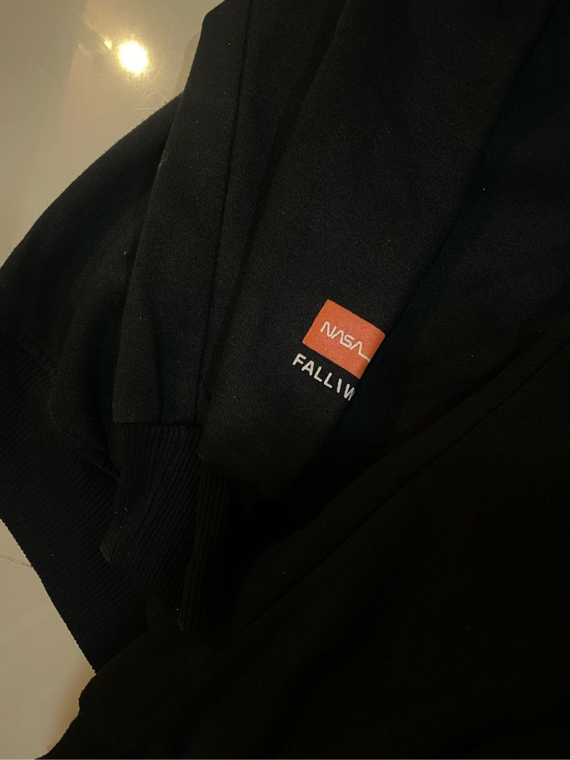 H&M Casual Hoody Pria black, foto 7