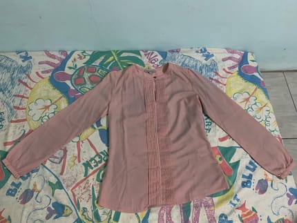 blouse ringan lengan panjang kerja