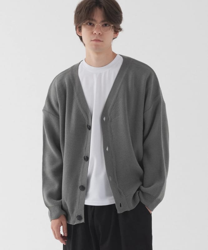 BOXY OVERSIZE GREY CARDIGAN BY PIANER, foto 2