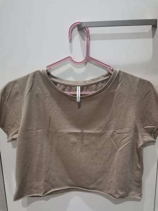 colorbox brown crop top