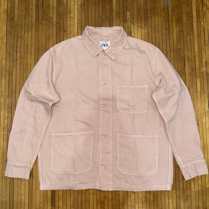 ZARA MAN DUSTY ROSES WORKWEAR MULTIPOCKET DENIM JEANS UTILIT