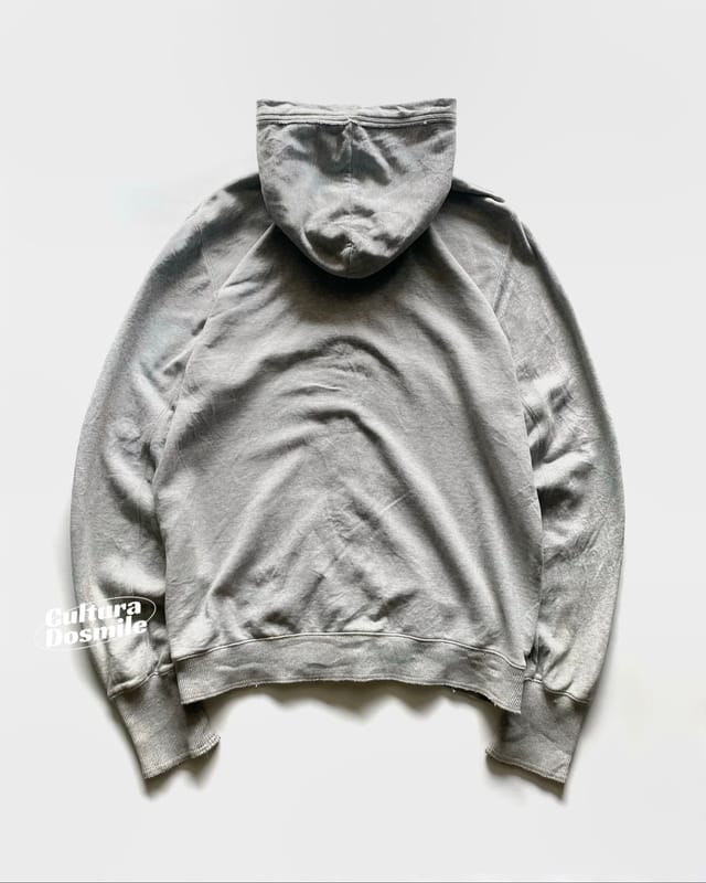 X'tyle Grey Modern Button Front Hooded Sweatshirt, foto 6