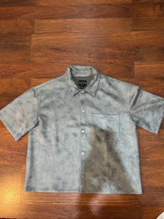 Boohooman Leather shirts