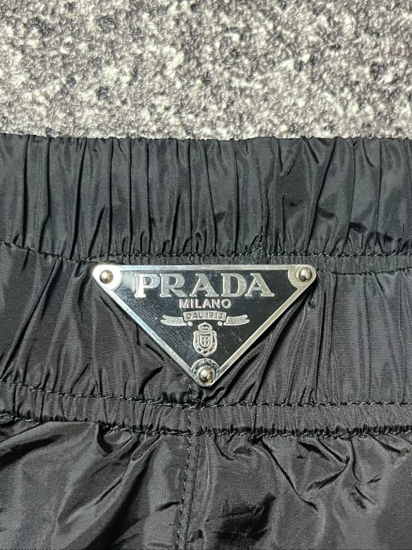 Prada re-nylon swim trunks short pants, foto 4