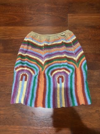 Rainbow summer skirt