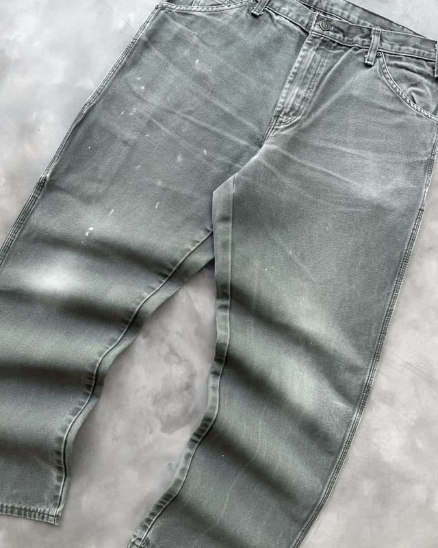 Dickies Carpenter Work Pants Moss Green, foto 7