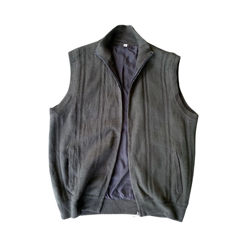 Y2K Casual Vest Pria gray, foto 2
