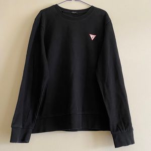 Guess Vintage Casual Sweatshirt Pria black