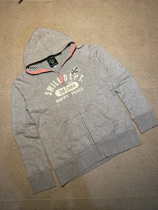 fitted zipper hoodie by Peace Smile