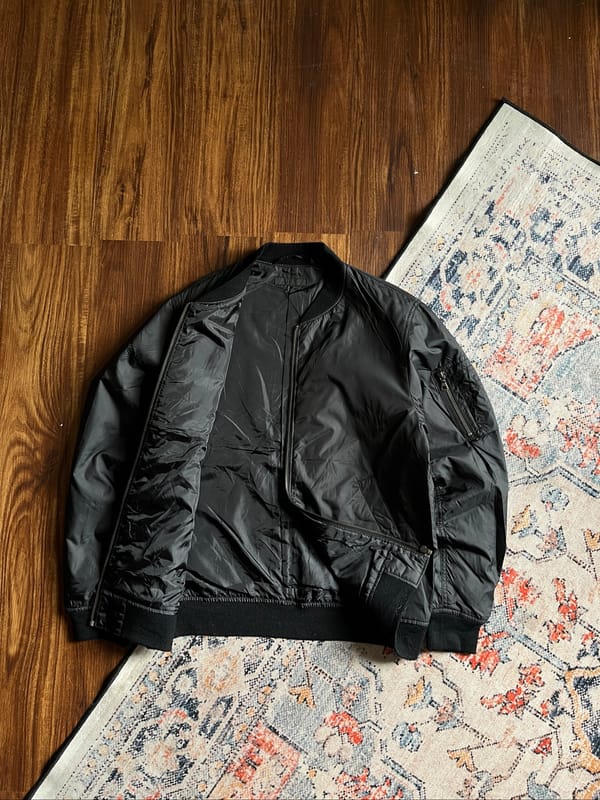 Uniqlo MA-1 Bomber Jacket, Black, foto 4