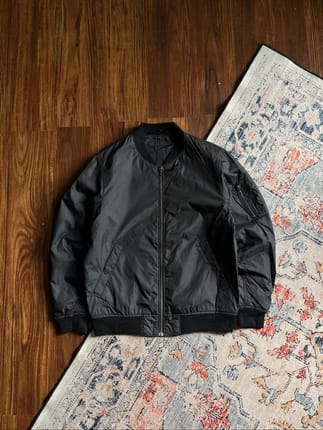 Uniqlo MA-1 Bomber Jacket, Black