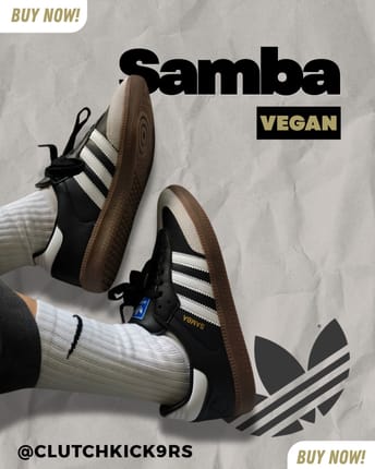 Adidas Samba Vegan Black